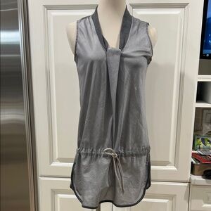 Brunello Cuchinelli Polished Cotton Tunic    XS